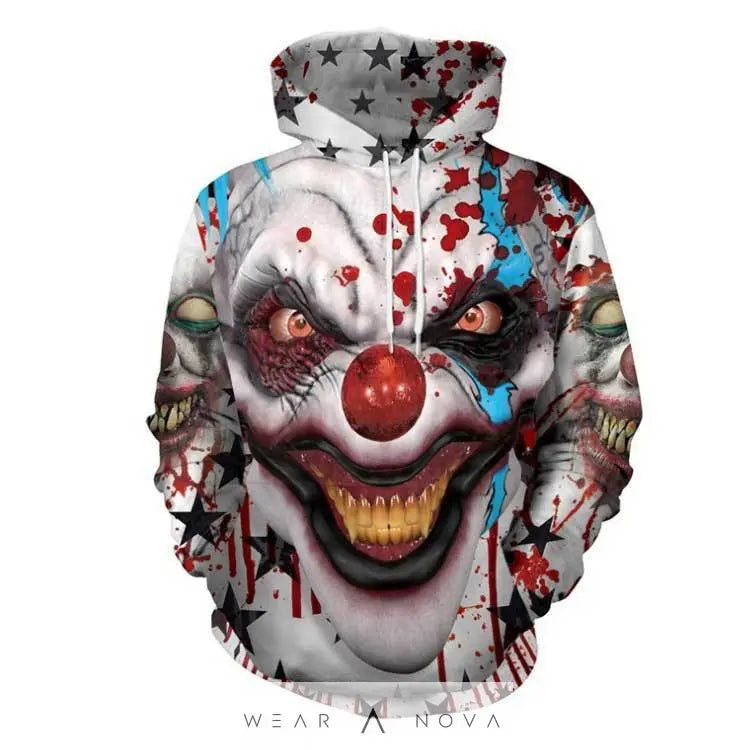 3D Digital Print Pullover Hoodie  Fashion Man NewEraWear