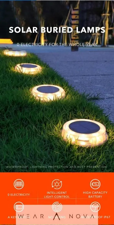 8Led Solar LED Light Outdoor Lawn Lamp Garden Light Courtyard Garden Decoration Solar Sensor Step Street Light For Porch Patio  Led for garden 