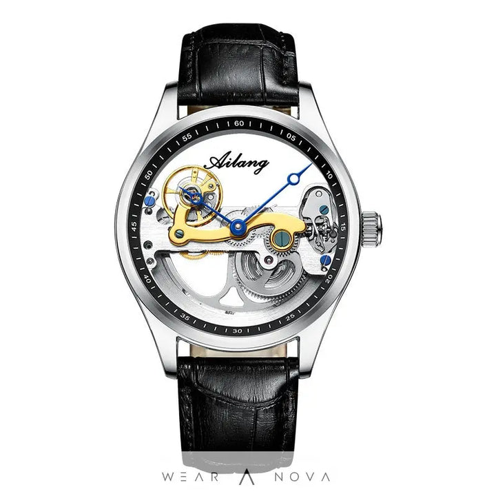 Automatic Mechanical Watch Creative Hollow Male Watch Generation Silicone Band Watch  Meccanico watch 
