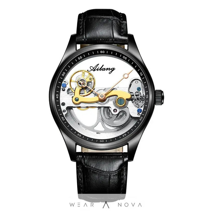 Automatic Mechanical Watch Creative Hollow Male Watch Generation Silicone Band Watch  Meccanico watch 