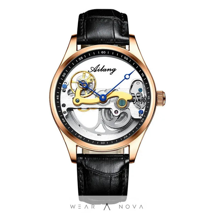 Automatic Mechanical Watch Creative Hollow Male Watch Generation Silicone Band Watch  Meccanico watch 