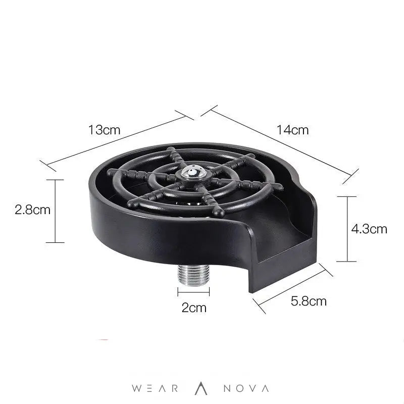 Bar Counter Cup Washer Sink High-pressure Spray Automatic Faucet Coffee Pitcher Wash Cup Tool Kitchen  Home Products 