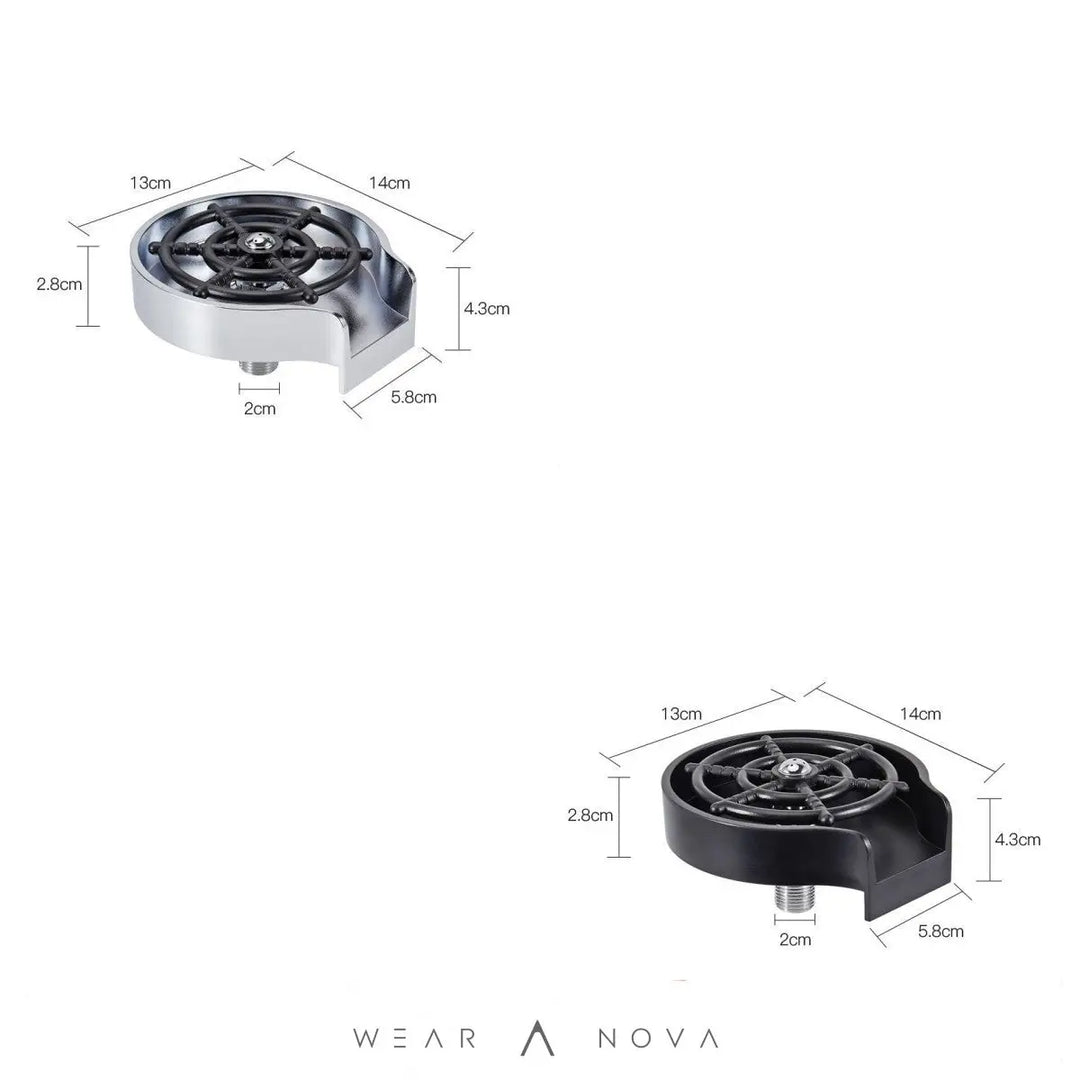 Bar Counter Cup Washer Sink High-pressure Spray Automatic Faucet Coffee Pitcher Wash Cup Tool Kitchen  Home Products 
