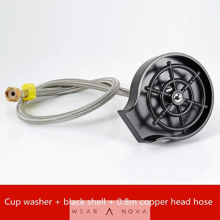 Bar Counter Cup Washer Sink High-pressure Spray Automatic Faucet Coffee Pitcher Wash Cup Tool Kitchen  Home Products 