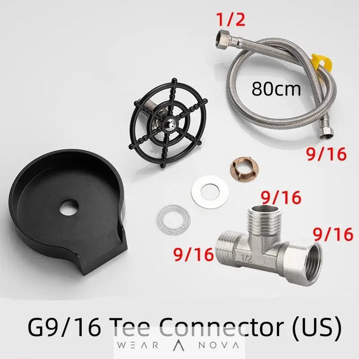 Bar Counter Cup Washer Sink High-pressure Spray Automatic Faucet Coffee Pitcher Wash Cup Tool Kitchen  Home Products 