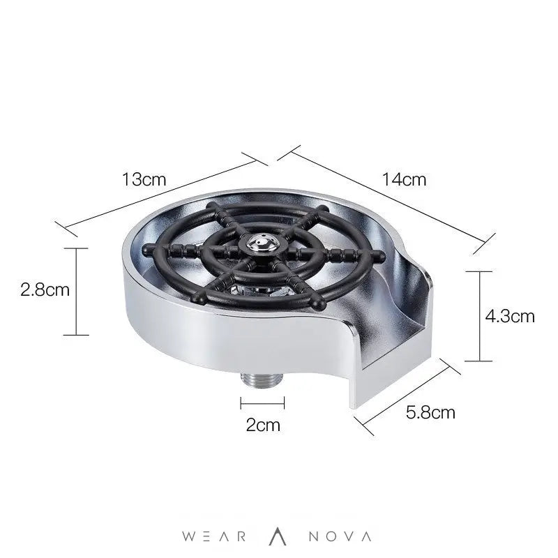 Bar Counter Cup Washer Sink High-pressure Spray Automatic Faucet Coffee Pitcher Wash Cup Tool Kitchen  Home Products 