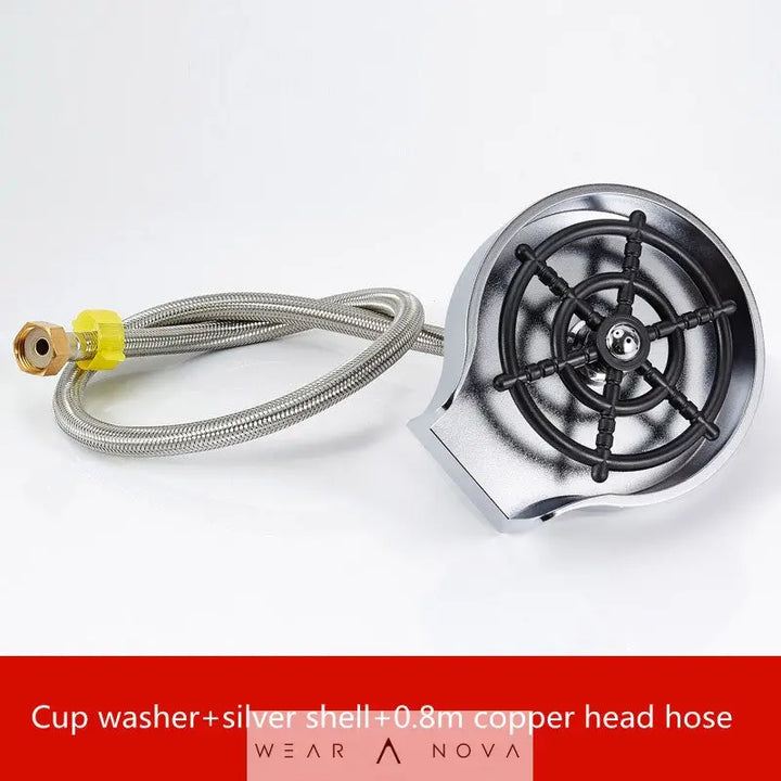 Bar Counter Cup Washer Sink High-pressure Spray Automatic Faucet Coffee Pitcher Wash Cup Tool Kitchen  Home Products 
