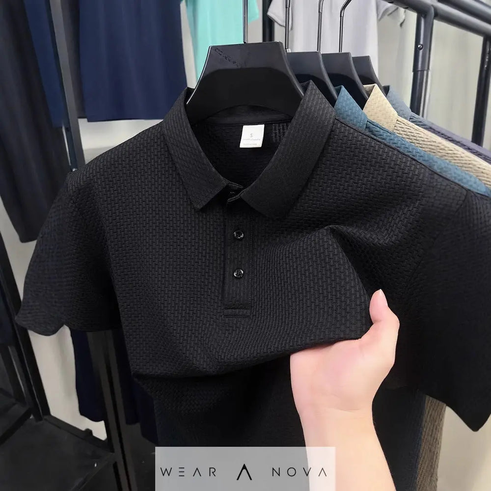 Breathable Polo Shirt Men's Summer - WearaNova