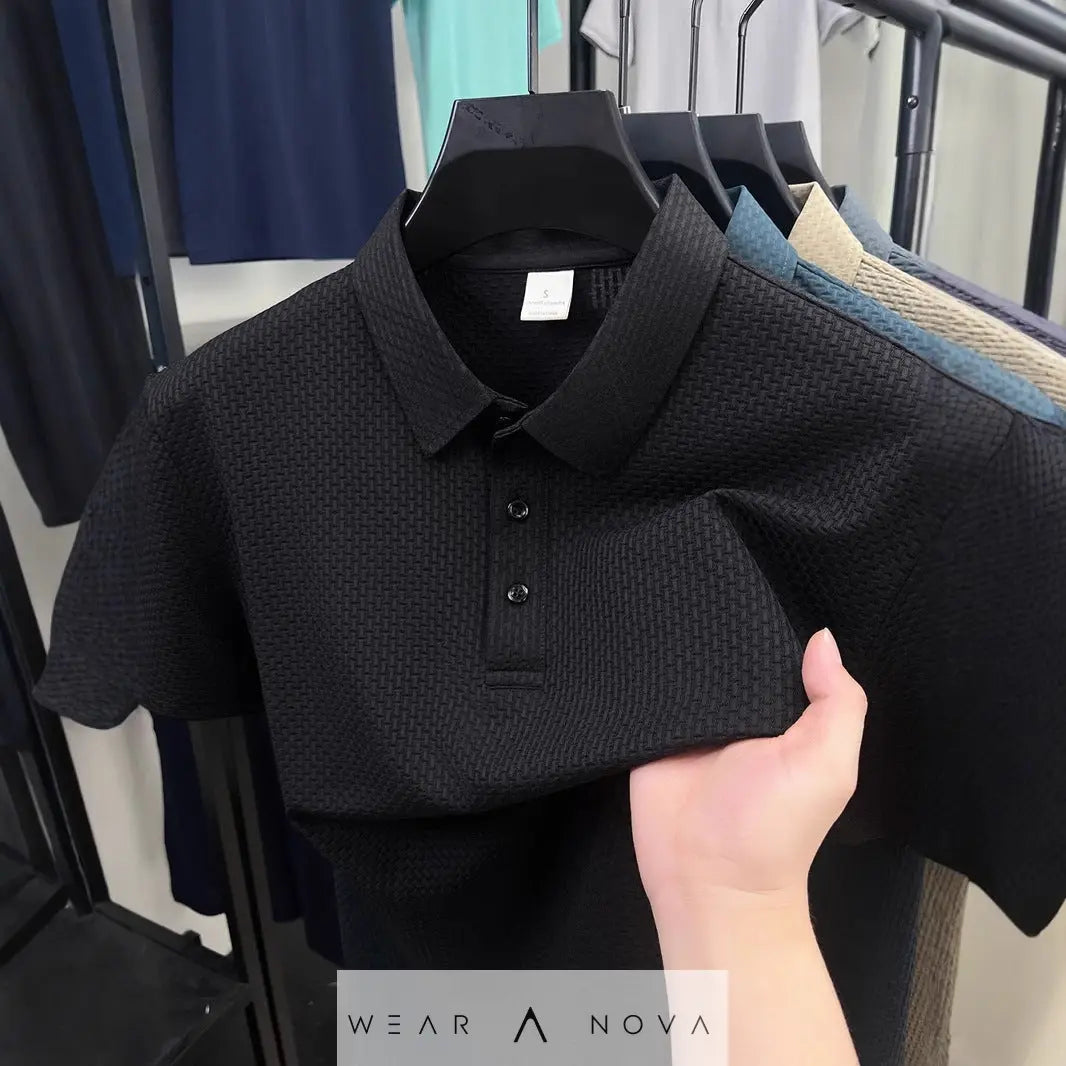 Breathable Polo Shirt Men's Summer - WearaNova