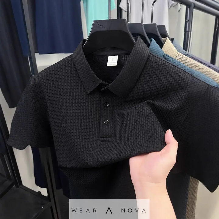 Breathable Polo Shirt Men's Summer - WearaNova