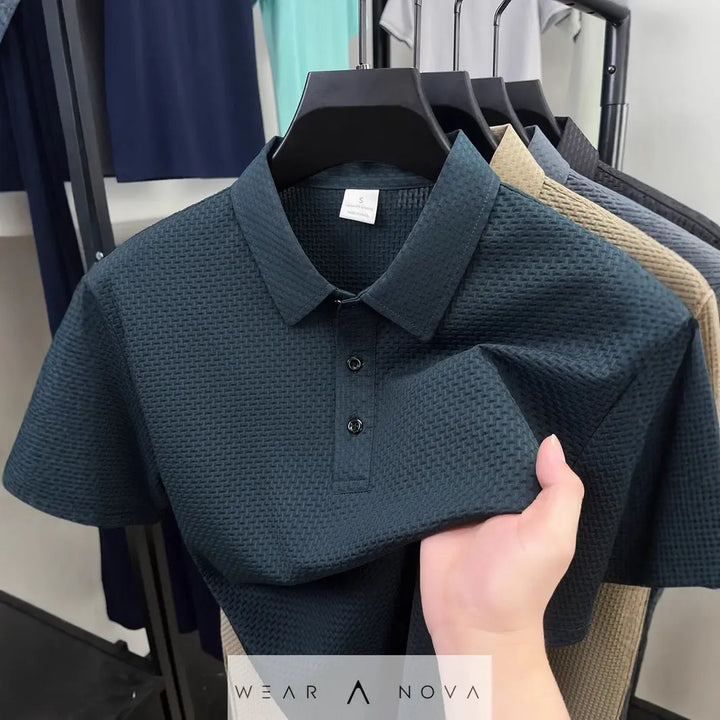 Breathable Polo Shirt Men's Summer - WearaNova