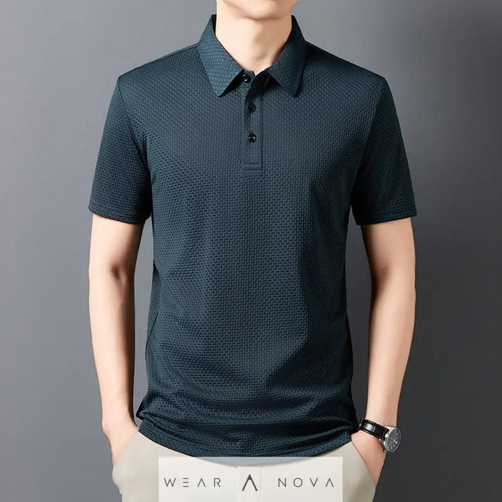 Breathable Polo Shirt Men's Summer - WearaNova