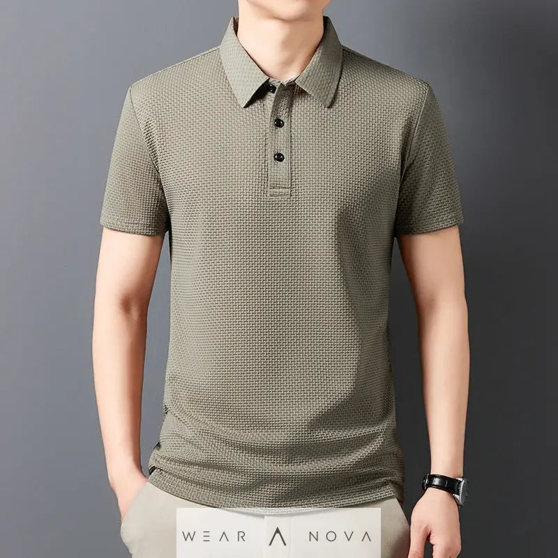 Breathable Polo Shirt Men's Summer - WearaNova