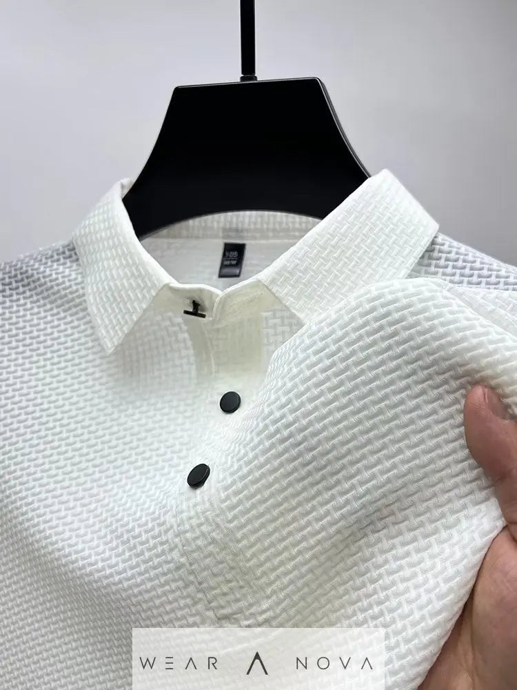 Breathable Polo Shirt Men's Summer - WearaNova