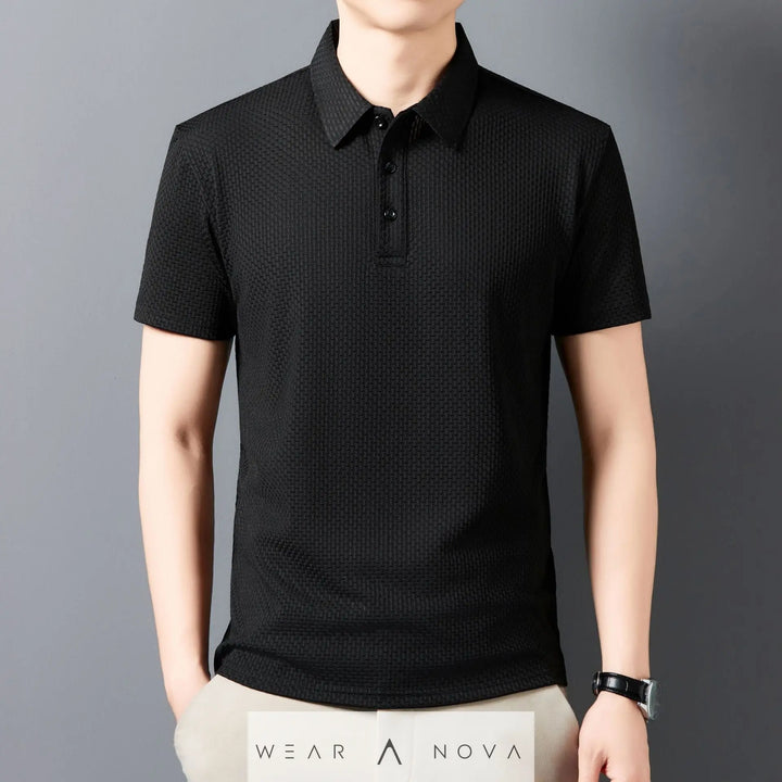 Breathable Polo Shirt Men's Summer - WearaNova