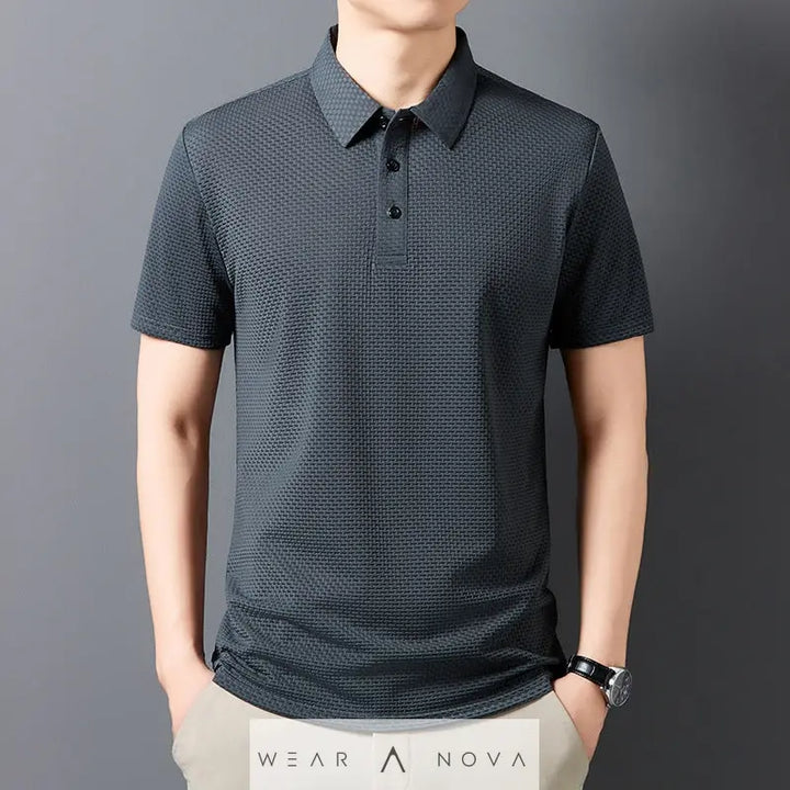 Breathable Polo Shirt Men's Summer - WearaNova