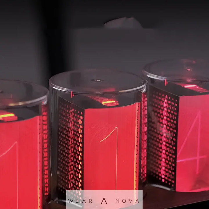 Colorful Night Light Retro Mechanical Wind Electronic Clock - WearaNova