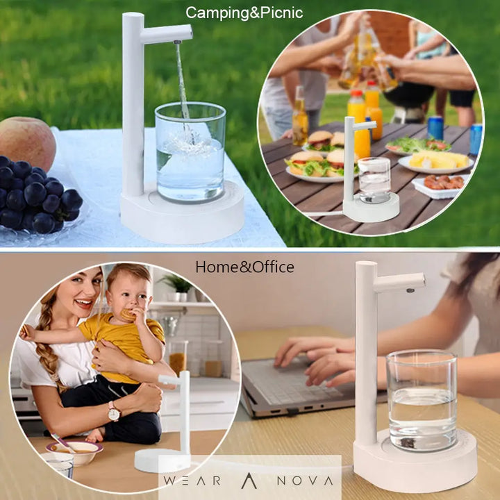 Desk Dispenser Electric Water Gallon Automatic Water Bottle Dispenser Rechargeable Water Dispenser  Whater dispenser 