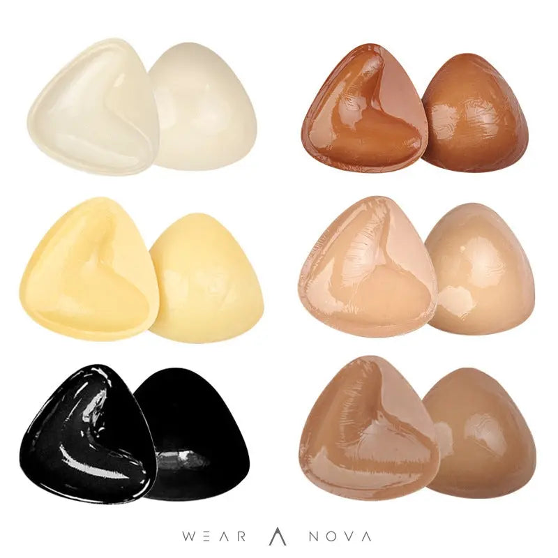 Double Sided Adhesive Sticky Bra Inserts Push Up Thick Sponge Breast Lift Pads Women Swimsuit Bikini Cup Enhancer - WearaNova