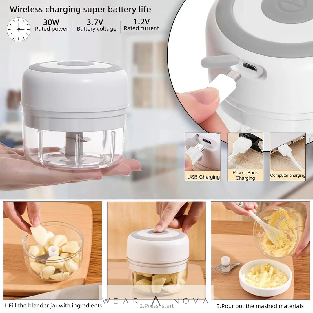 Electric Kitchen Food Chopper   NewEraWear