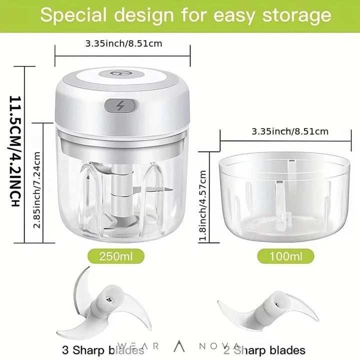 Electric Kitchen Food Chopper   NewEraWear