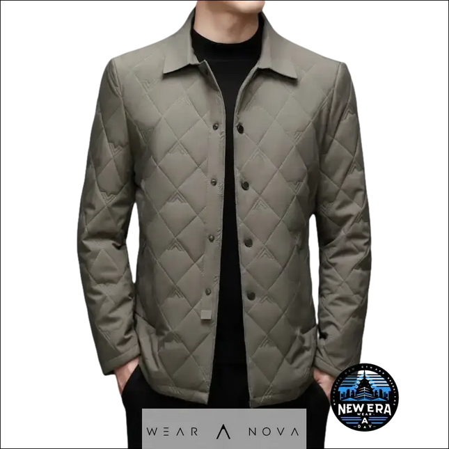 Elegant Quilted Jacket - Warm, Lightweight, Versatile Fit  Fashion