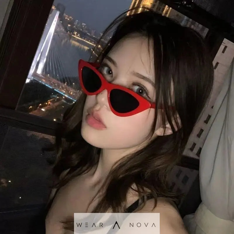Fashion Cat-Eye Triangle Sunglasses with UV Protection  sunglasses NewEraWear