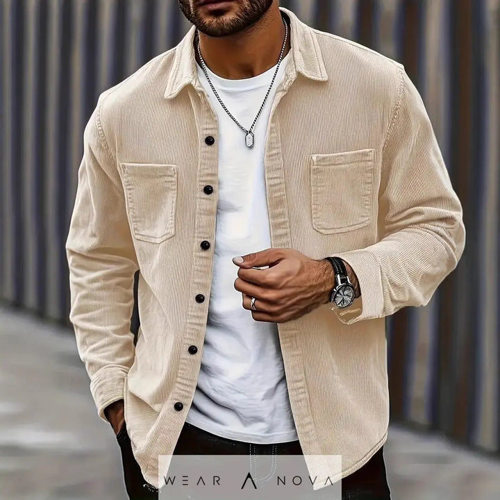 Fashion Spring Button Jacket Coat For Men  4-in-1 Adjustable Measuring Cup NewEraWear