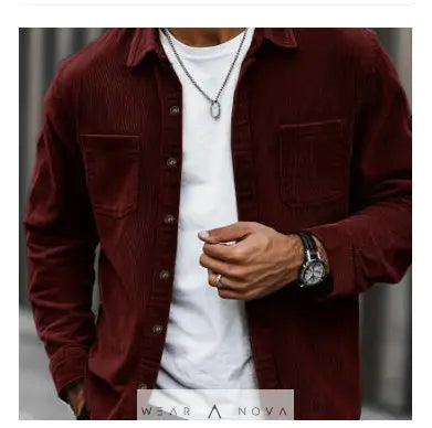 Fashion Spring Button Jacket Coat For Men  4-in-1 Adjustable Measuring Cup NewEraWear