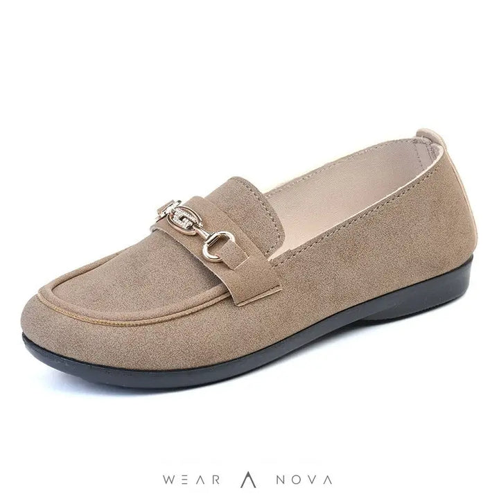 Gommino Women's Solid Color Casual Shoes Soft Bottom  Shoes 