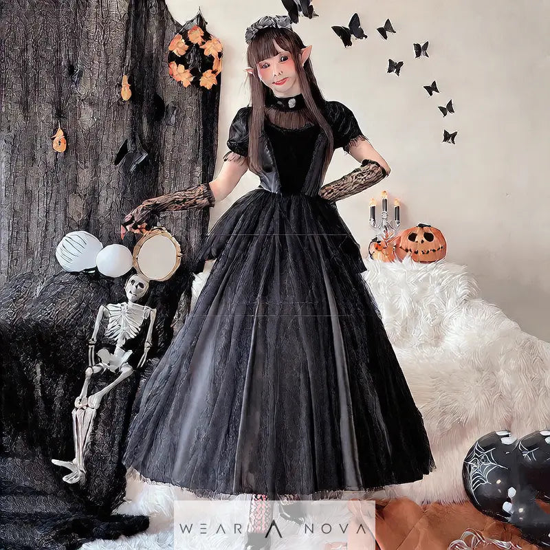 Gothic Halloween Costume Dress  Halloween individual NewEraWear