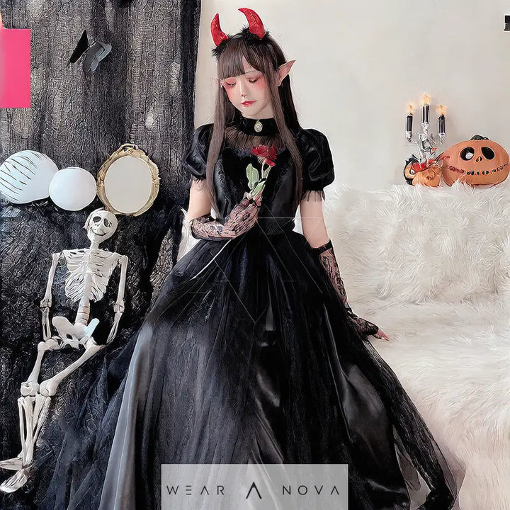 Gothic Halloween Costume Dress  Halloween individual NewEraWear