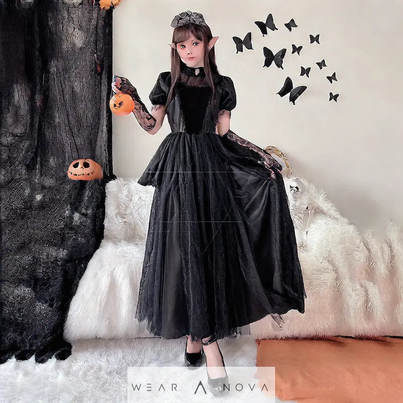 Gothic Halloween Costume Dress  Halloween individual NewEraWear