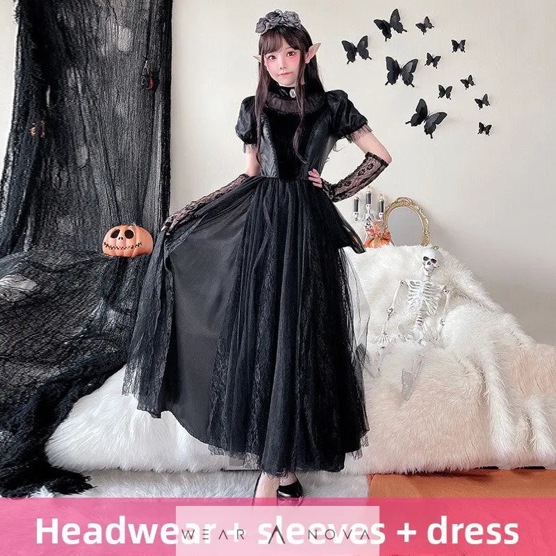 Gothic Halloween Costume Dress  Halloween individual NewEraWear