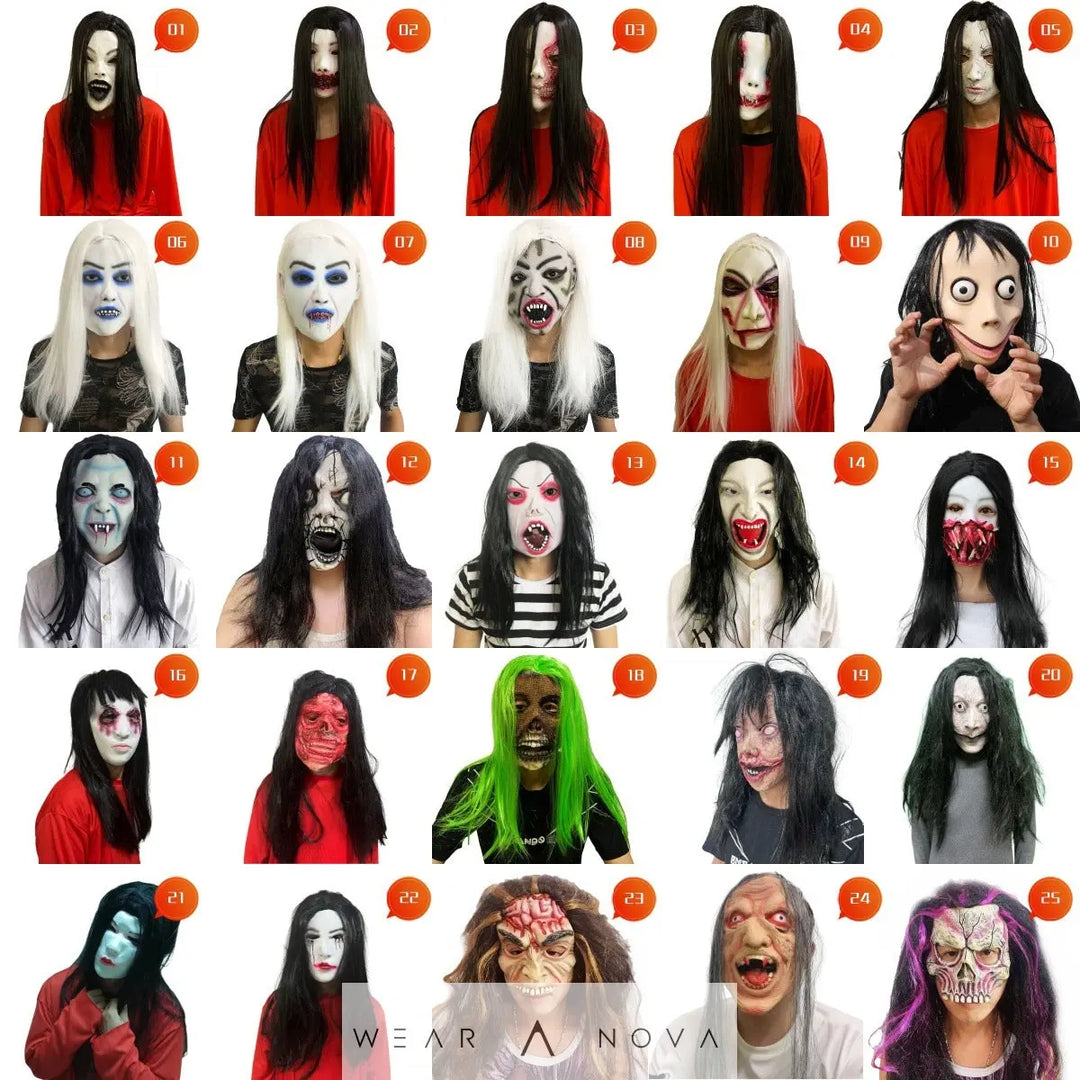 Horror Themed Latex Masks for Halloween and Parties  Halloween individual NewEraWear