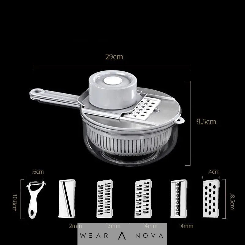 Household Vegetable Slicer Fashion Simple Multifunctional Vegetable Cutter Kitchen Tools - WearaNova