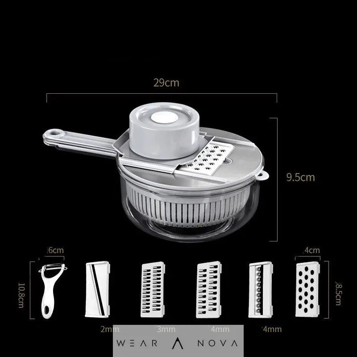 Household Vegetable Slicer Fashion Simple Multifunctional Vegetable Cutter Kitchen Tools - WearaNova