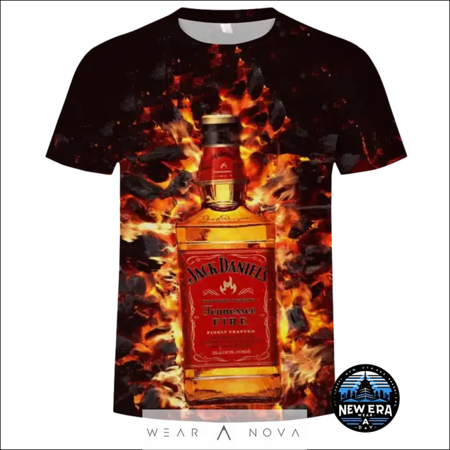 Jack Daniels Guitar Tee: Bold Rock Music Apparel by NewEraWear  t-shirt jack daniels