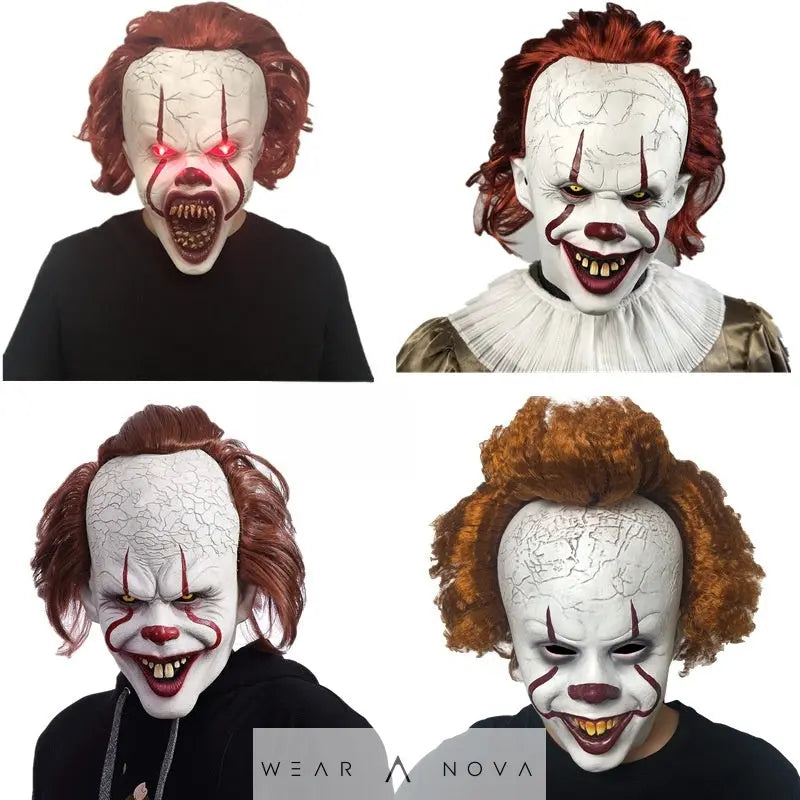 Latex Pennywise Halloween Mask  Halloween individual NewEraWear