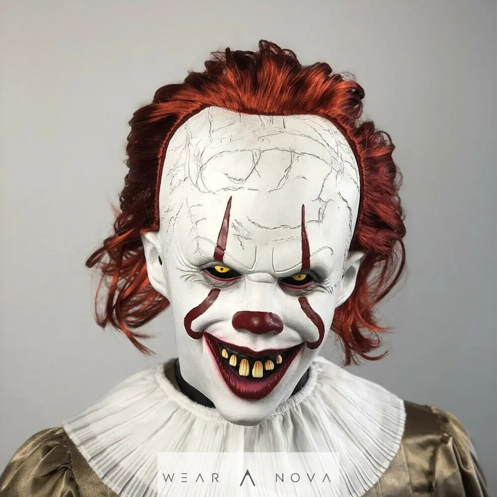 Latex Pennywise Halloween Mask  Halloween individual NewEraWear