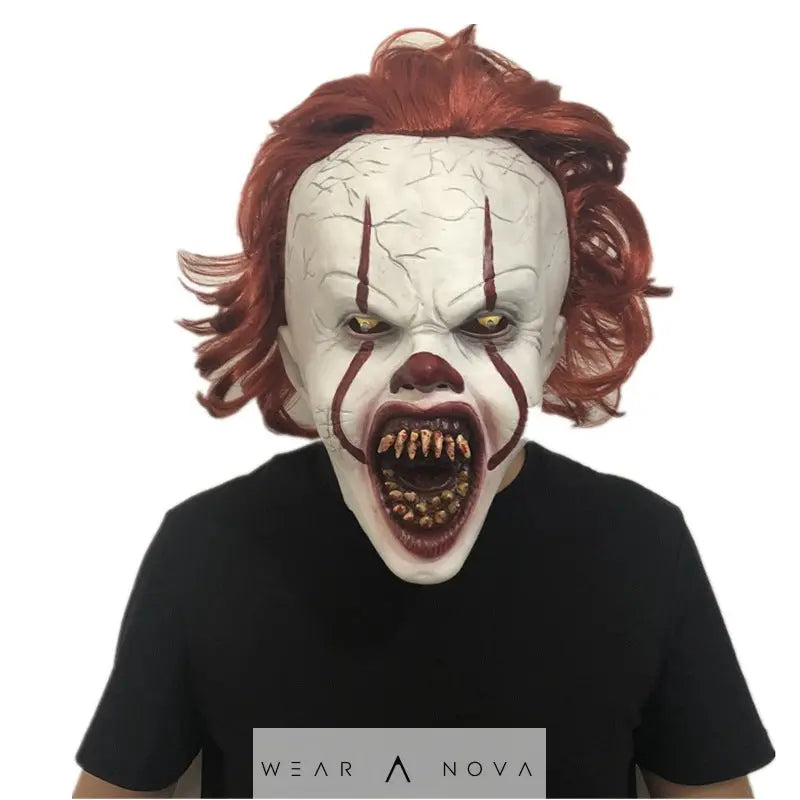 Latex Pennywise Halloween Mask  Halloween individual NewEraWear