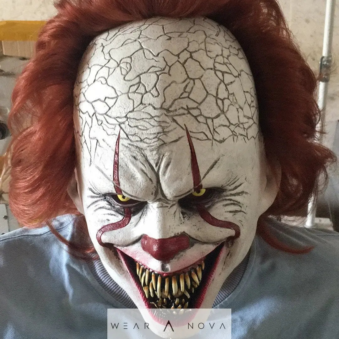 Latex Pennywise Halloween Mask  Halloween individual NewEraWear