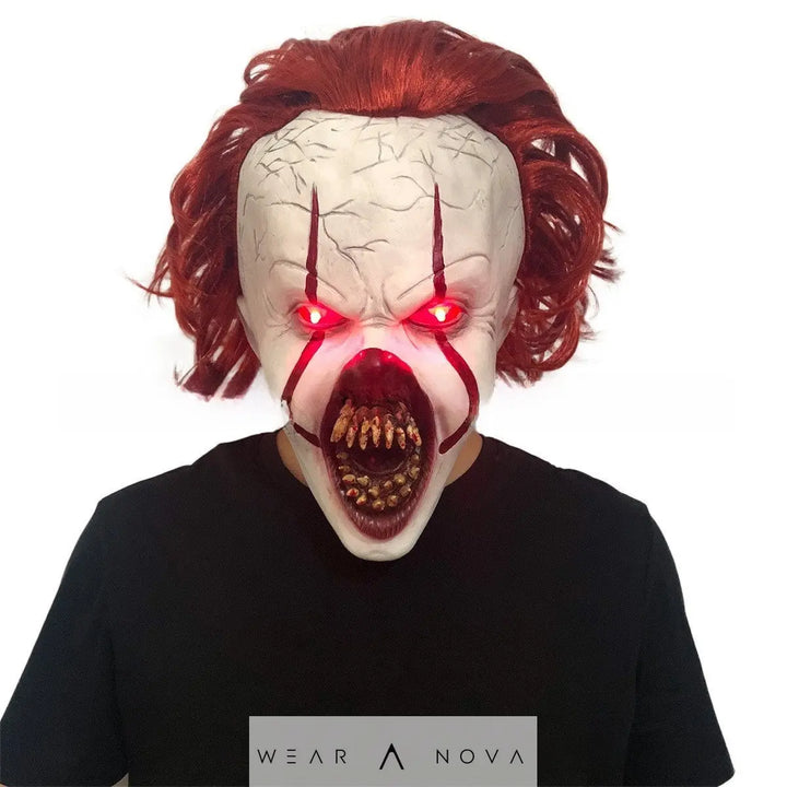Latex Pennywise Halloween Mask  Halloween individual NewEraWear