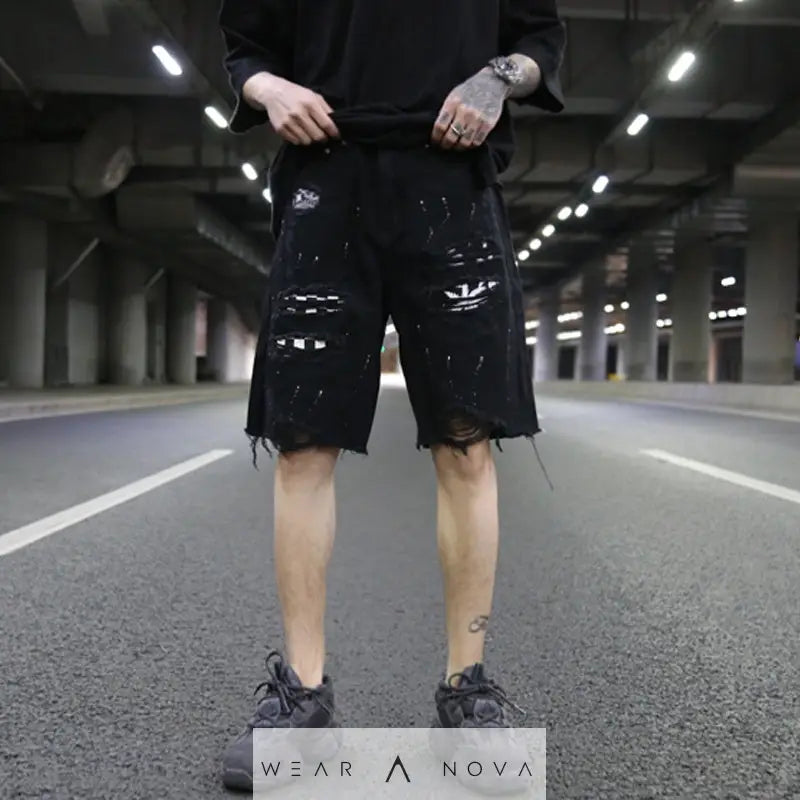 Loose denim shorts  denim shorts 
