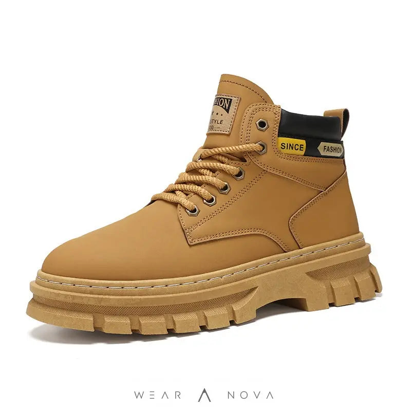 Martin Boots Men Trendy High Top British Working Wear  Timberland shores Man 