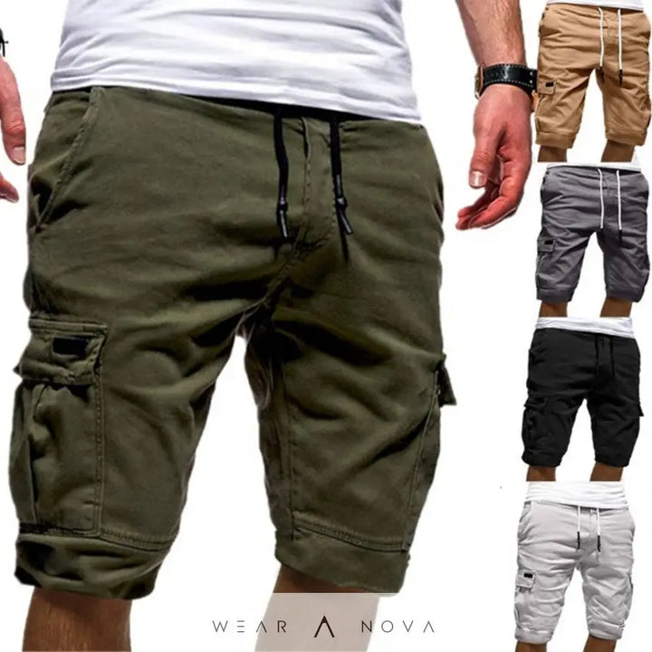 Men Casual Jogger Sports Cargo Shorts Military Combat Workout Gym Trousers Summer Mens Clothing  Pants short 