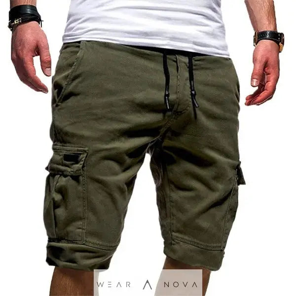 Men Casual Jogger Sports Cargo Shorts Military Combat Workout Gym Trousers Summer Mens Clothing  Pants short 