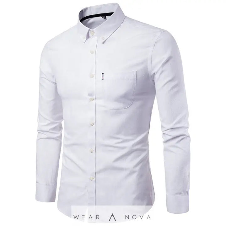 Men S Shirts Men Slim Long Sleeve  Shirt  Shirts Men Slim Long Sleeve 