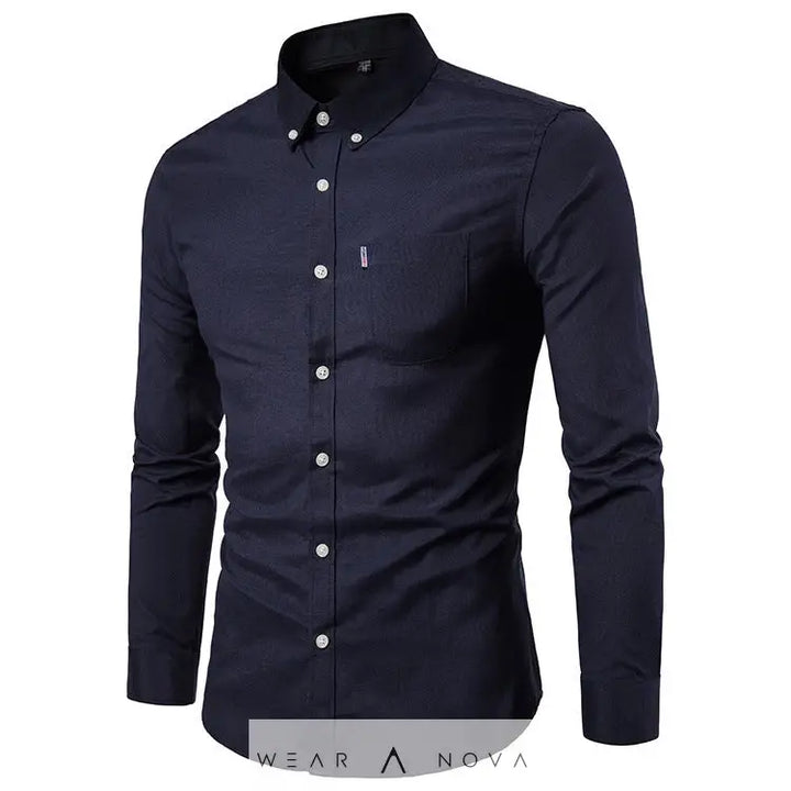 Men S Shirts Men Slim Long Sleeve  Shirt  Shirts Men Slim Long Sleeve 