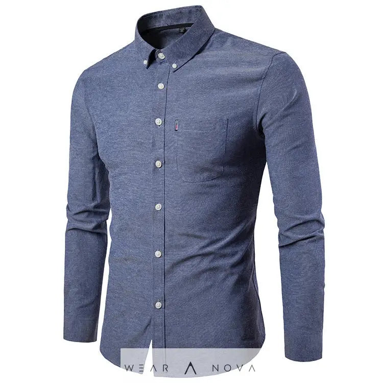 Men S Shirts Men Slim Long Sleeve  Shirt  Shirts Men Slim Long Sleeve 